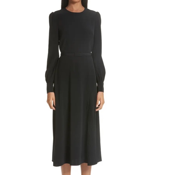 CO Essentials Pleated Panel Midi Dress | NWT | Size XS - Picture 6 of 15